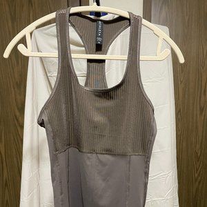 Athleta brown crop top in XS